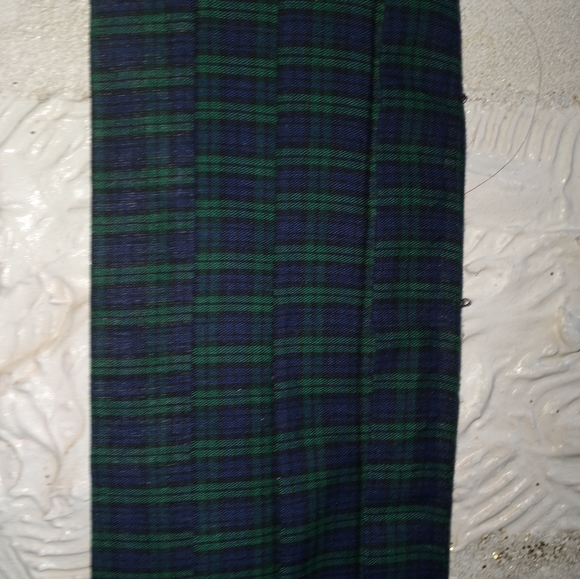 Blk/Nvy/Grn Cotton Cumberbund n Matching Bowtie. - Picture 3 of 4